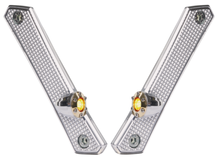 Vity's Front turnsignalkit polish/brass