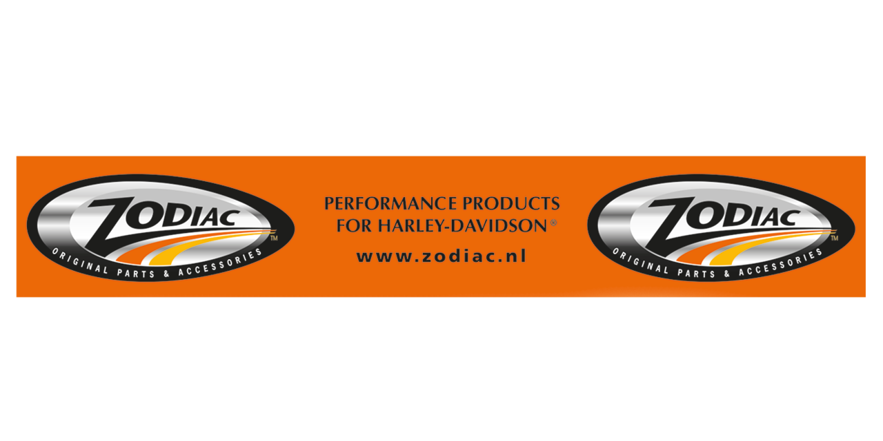 ZODIAC banner 600cm x 100cm,