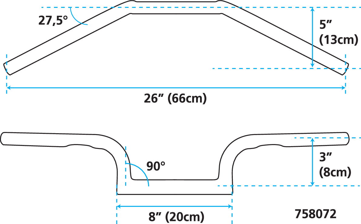 ZCP Hipster dimpled chrome 4-1/2"