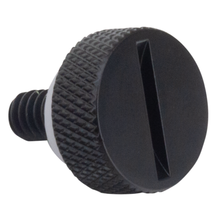 GZP Blk slotted Ezy seat screw 1-4-20