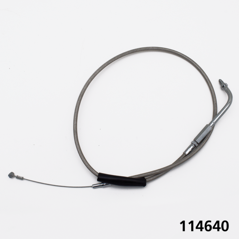 Braided throttle cable T12 L=42" 135deg
