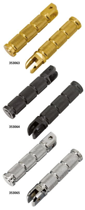 GZP Brnz knurled rider footpegs ST18-up