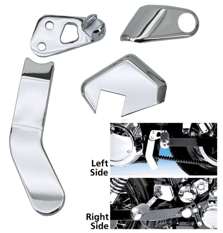 GZP Chr Passenger brckt & cover set FXD