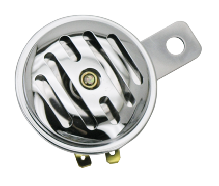 GZP Chr mini horn grooved cover with bra