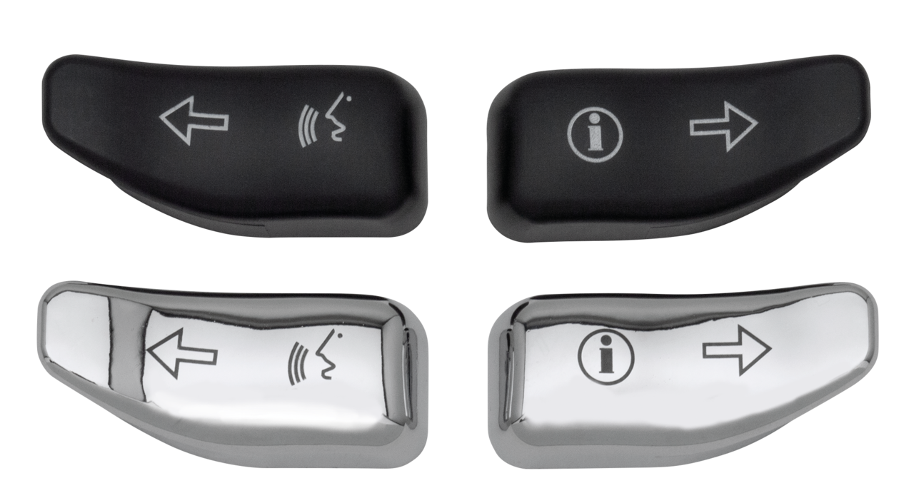 GZP Chr turn switch extnsions FLH/T14-up