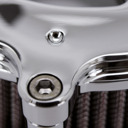 GZP Chrome Panorama Aircleaner w/clear w