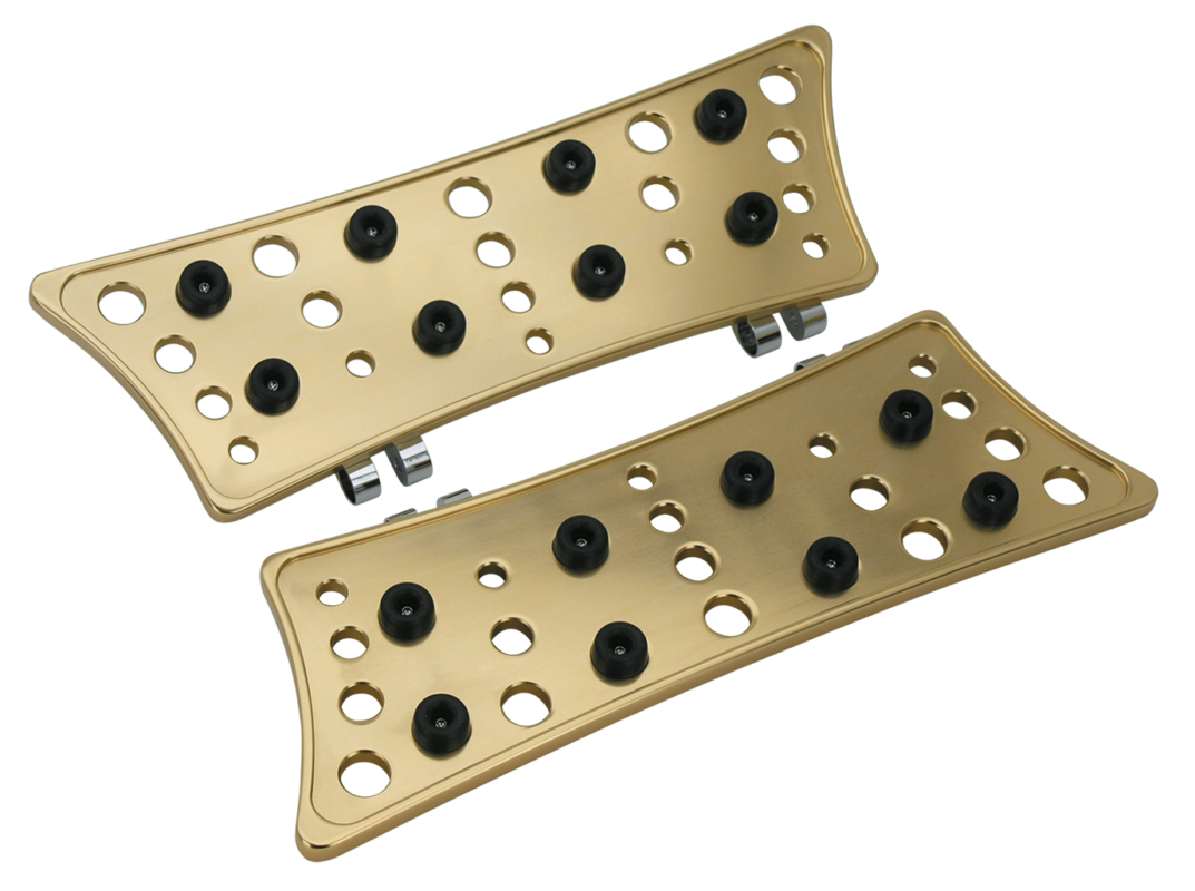 GZP Chrome billet floorboard kit FLH/T84