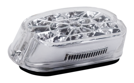 GZP Clear lens webbed taillight(bottom t