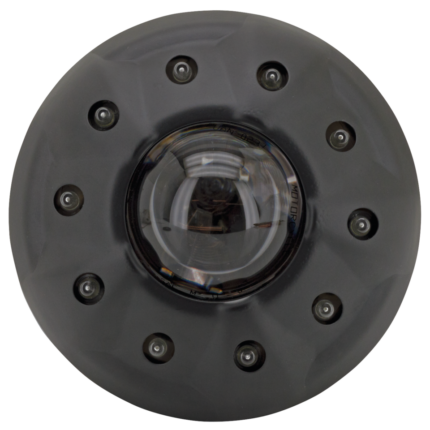 GZP Cobalt black 5.75" LED/H1 headlight