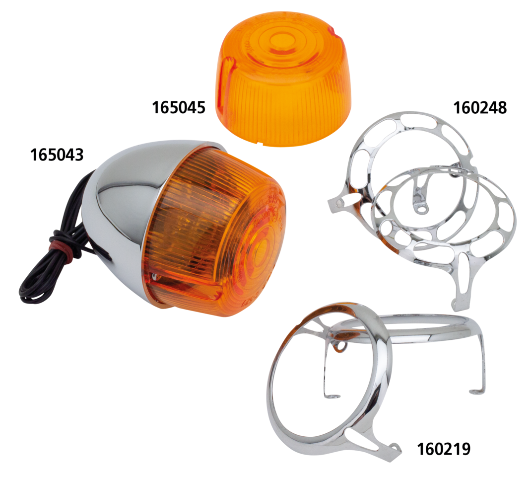 GZP Turn signal trim ring slotted 73-85