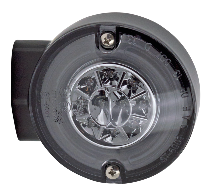 GZP HALO Blk turnsign singl f LED smoked