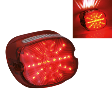 GZP LowPro H-D LED taillight red lens E-