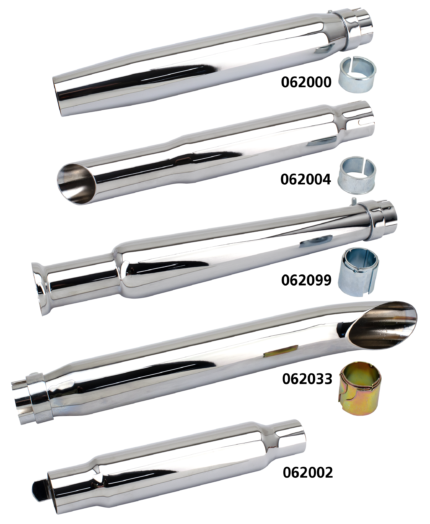 GZP Muffler tapered 1 1/2-1 3/4 L=415mm