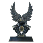 GZP Sissy bar insert V-Twin eagle brass