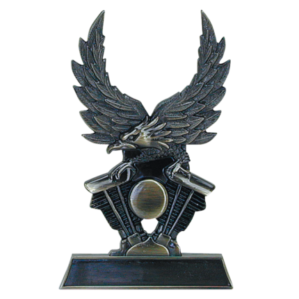 GZP Sissy bar insert V-Twin eagle brass