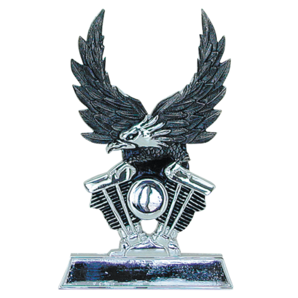 GZP Sissy bar insert V-Twin eagle chrome