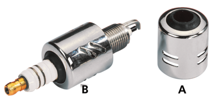 GZP Spark plug cvr set horiz-slot 14 mm