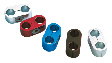 GZP plug wire separators matte chrome