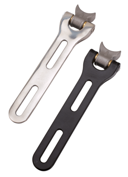 GZP solo polished stainless seat bracket