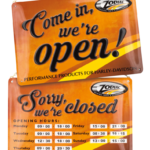 Zodiac metal opening hours double sign,