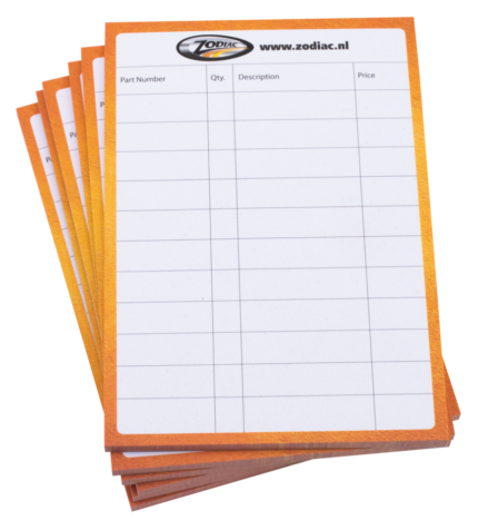 Zodiac note block DIN A6