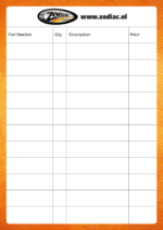 Zodiac note block DIN A6,