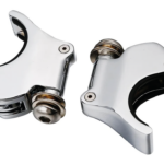 49mm Fork Clamps Chrome for 1/4 Fairing,