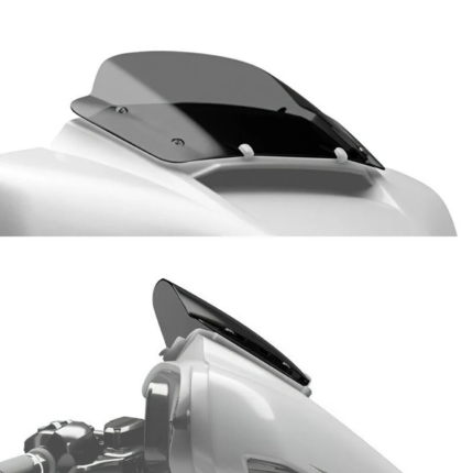 7" Repl. Windshield Black FLH23-Up