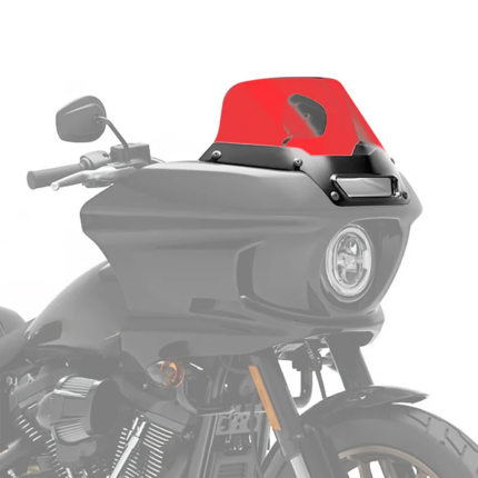 7" Repl. Windshield Red FXLRST22-Up