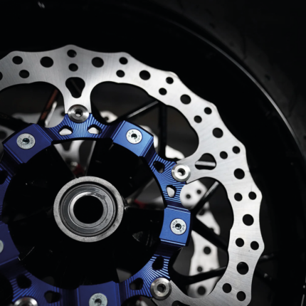 14" Billet Big Brake Rotor Left Blue