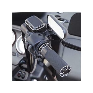 Beveled Fusion Grips Black Anodized 1" Throttle By Wire