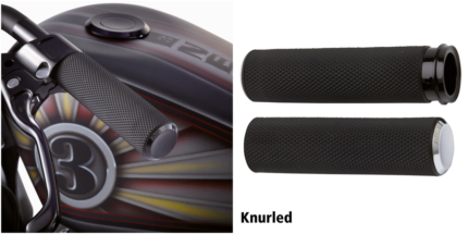 Knurled Grips Chrome CBL