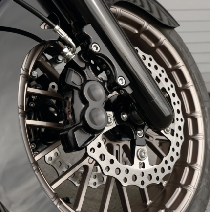 NESS LH 4-piston blk caliper 11.8"DISC