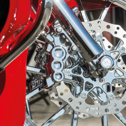 Ness 6-piston 11.8" caliper chrome right