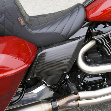 Ness Carbon Side Covers FLH/T24-Up