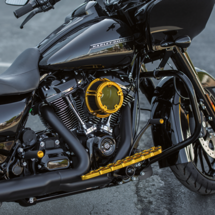 Ness MX Billet Floorboards - Gold