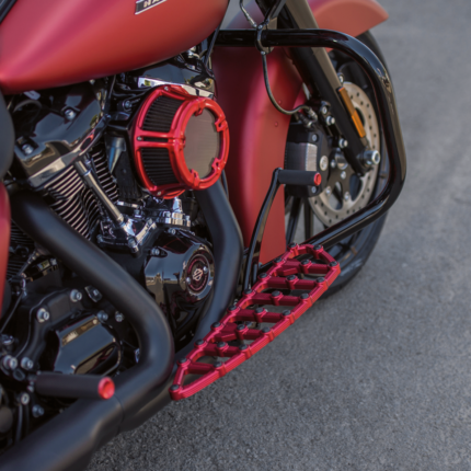 Ness MX Billet Floorboards - Red