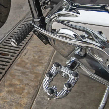 Ness MX Foot Pegs Chrome No Mounts