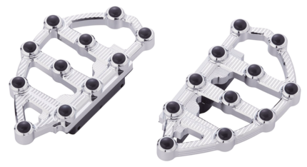 Ness MX Passenger Floorboards - Chrome