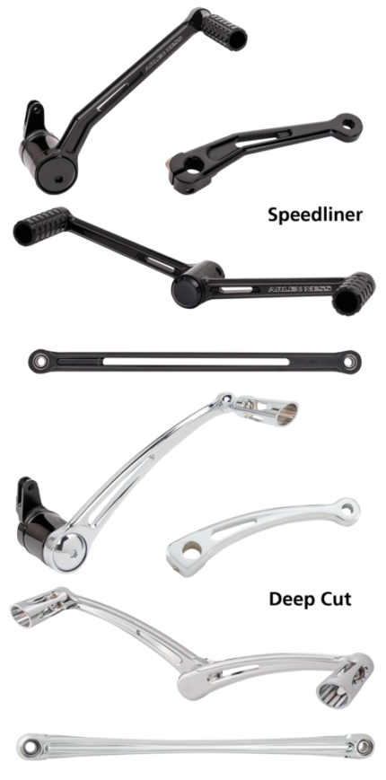 SpeedLiner Heel/Toe Ctrls Blk FLH/T08-Up