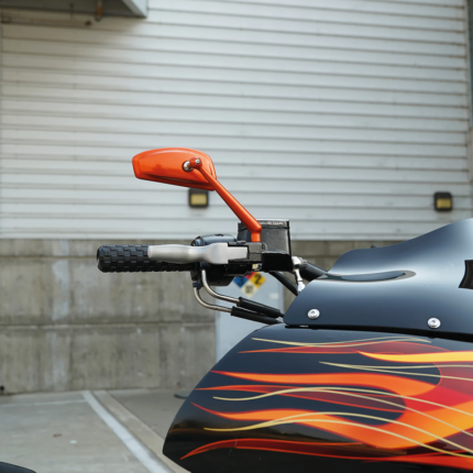 Tearchop Forged Left Mirror Orange