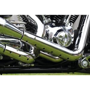 Hot Rod Headers Heatshield chrome hole Chrome