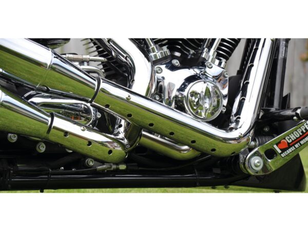 Hot Rod Headers Heatshield chrome hole Chrome