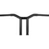 10" Dominator Straight Bar Bar 4-Hole Gloss Black 1 1/4"