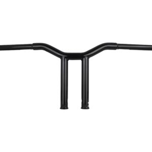 10" Dominator Straight Bar Bar 4-Hole Gloss Black 1 1/4"