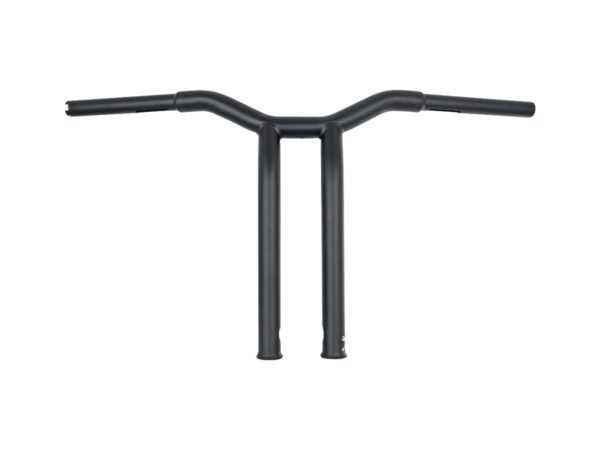 14" Dominator Raked Bar Bar 4-Hole Black Satin 1 1/4"