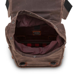 Voyager Throwover Saddlebags Dark Oak