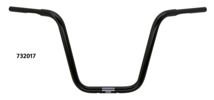 Apehanger 1-1/4" 40cm high 5 hole Black