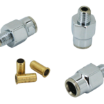 Chrome tank hose fitting no. 12,