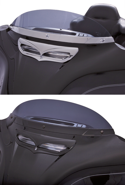Ciro Horizon BW LED windshield trim chr
